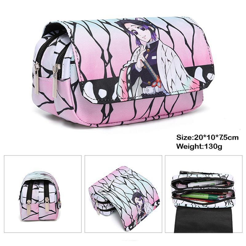 Túi Đựng Bút Nhiều Ngăn In Hình Anime Xinh Xắn