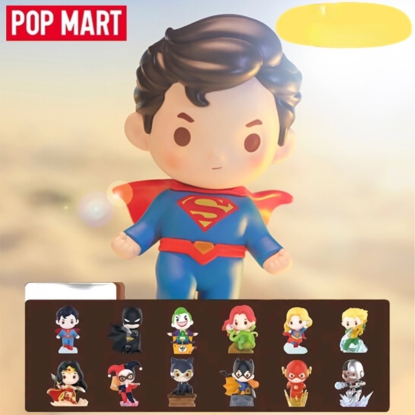 ★Hgtoys★Mô Hình Búp Bê Popmart DC Justice League Trang Trí