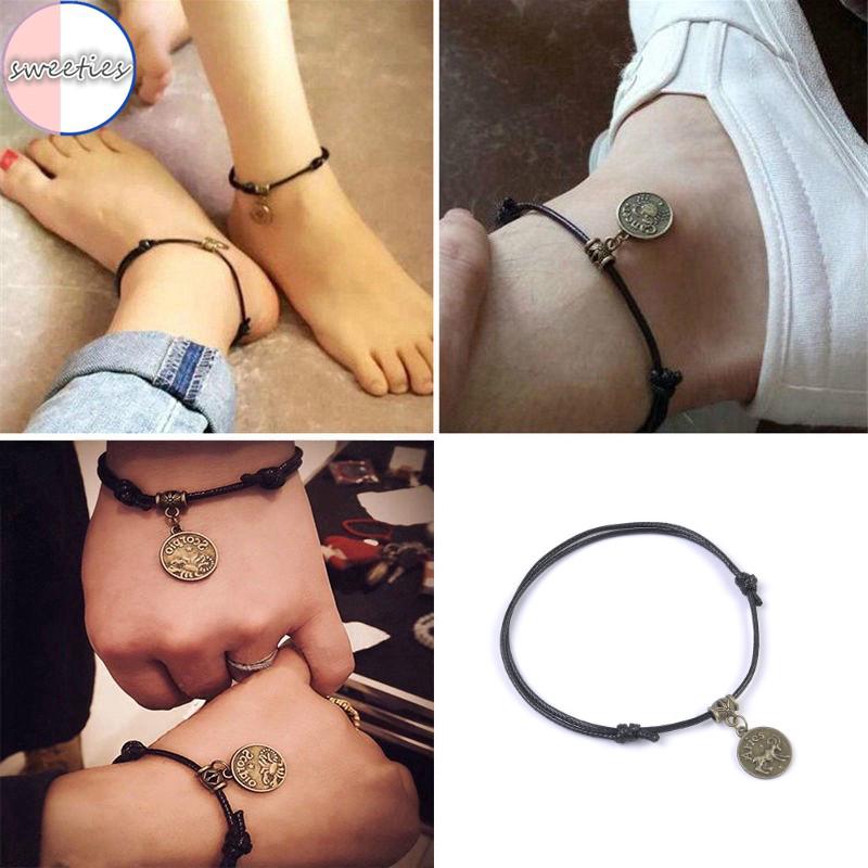 [Mã FAMAYFA giảm 10K đơn 50K] Lắc Chân Unisex Kiểu Dáng 12 Cung Hoàng Đạo | BigBuy360 - bigbuy360.vn