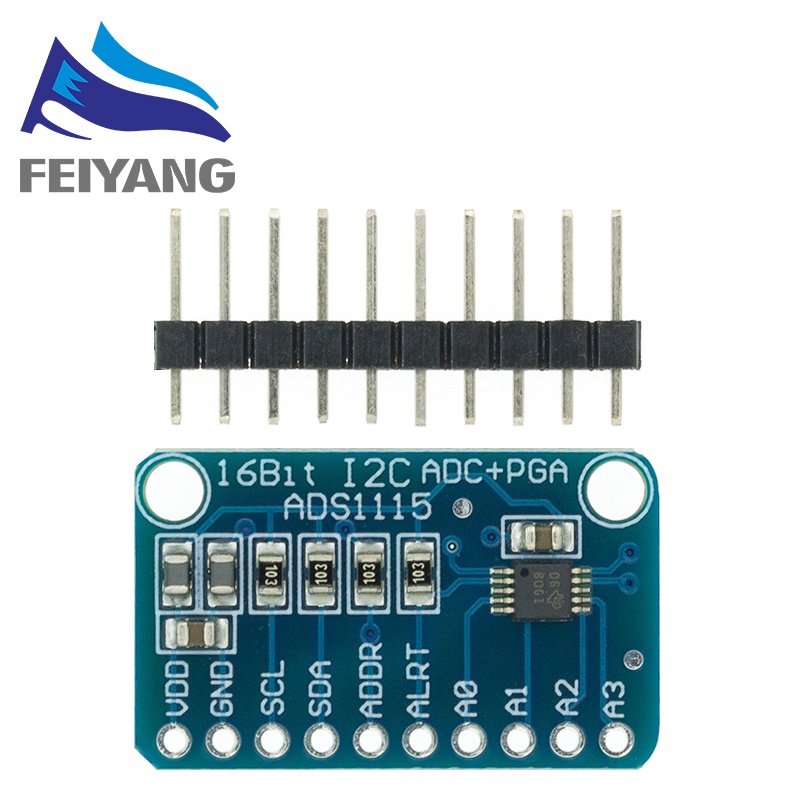 Bộ Khuếch Đại Âm Thanh Lập Trình ADS1115 16-Bit ADC - 4 Kênh