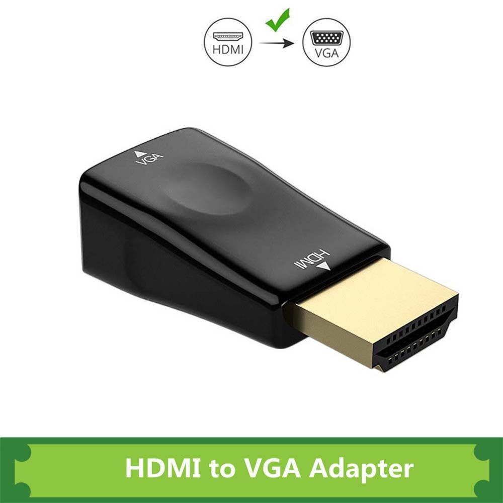 AUGUSTINE TV Box HDMI to VGA Cable HD HDMI Male to VGA 15 Pin Female HDMI to VGA  Adapter VGA Converter for PC Laptop Audio Cable HDMI HDMI Adapter USB Hub HDMI to VGA Converter/Multicolor