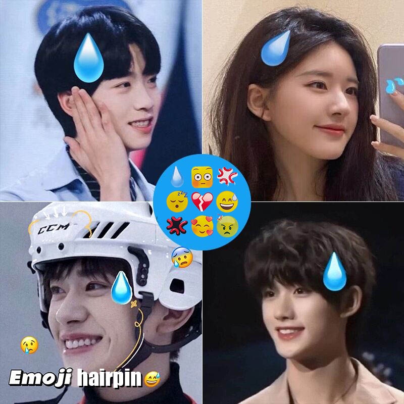 Kẹp Tóc Hình Giọt Nước Thiết Kế Dễ Thương