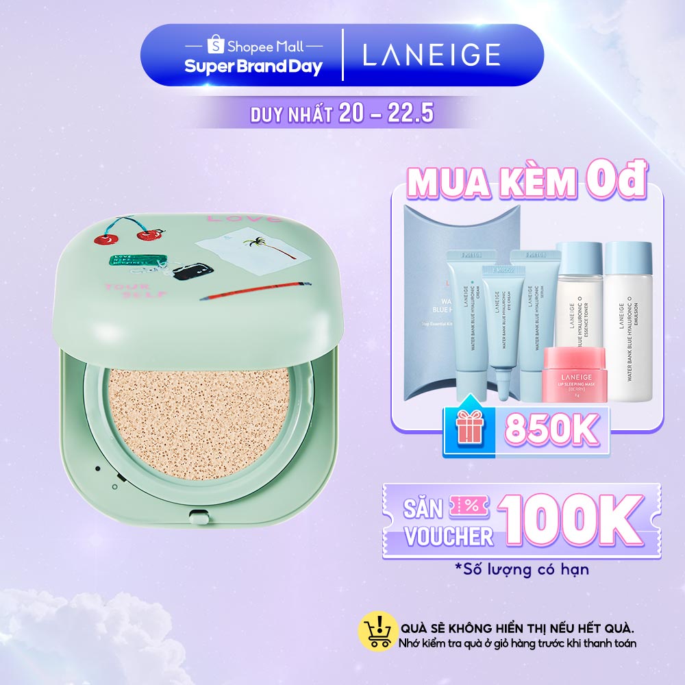 [Nhập mã COSSBDLAN22100 giảm 100k] [Limited] Phấn Nước Che Phủ Mịn Lì 24H LANEIGE NEO Cushion Matte Novo 15gx2_23N