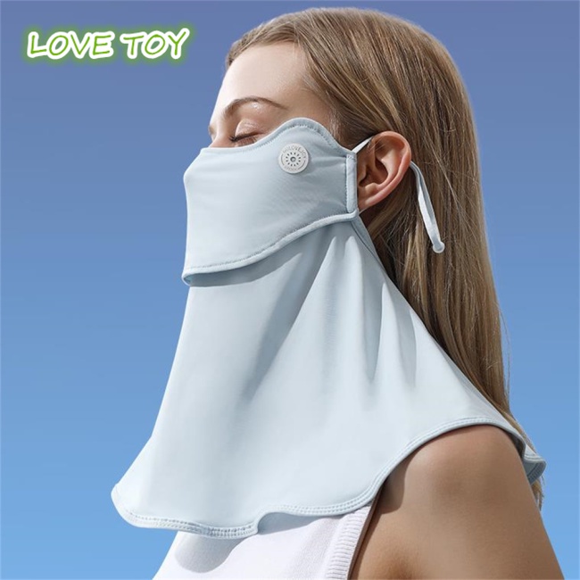 Mặt Nạ Che Mặt Và Cổ Chống Tia Uv Thoáng Khí Bảo Vệ Mắt Và Cổ