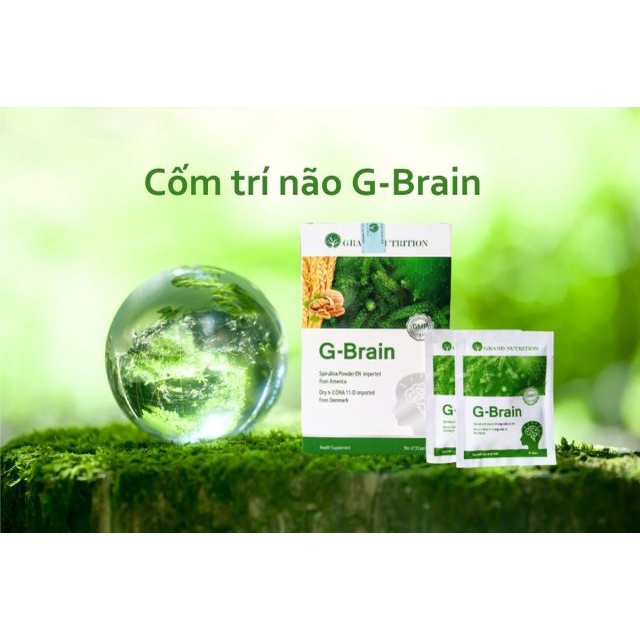 Cốm Trí Não G Brain Cốm Hỗ trợ Phát Triển Trí Não Giúp Bé Thông Minh,Phát Triển Toàn Diện