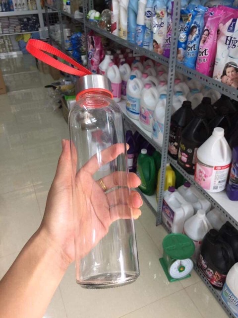 bình detox 500ml THỦY TINH Siêu tiện dụng