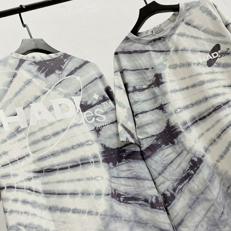 Áo thun tay lỡ TIE DYE HADES form unisex (Ảnh thật)