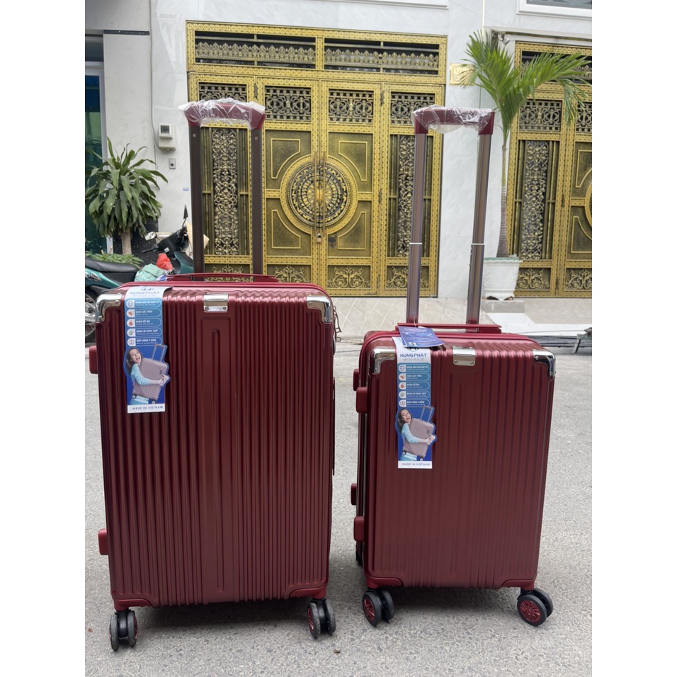 Vali kéo du lịch cao cấp HUNGPHAT-607 kích thước 20, 24 inch chính hãng Hùng Phát - Bảo hành 5 năm
