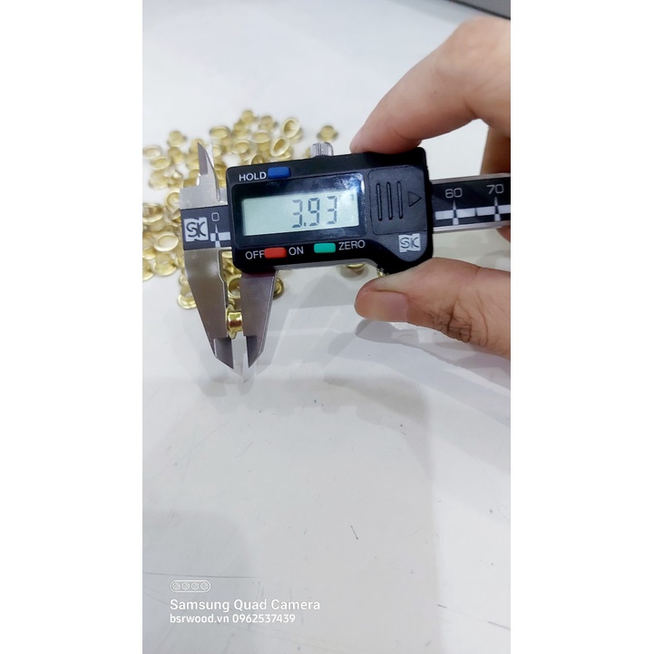 Khoen ore 5mm Bằng Sắt xi Màu BẠC, Màu VÀNG Bán sỉ Túi 1kg KHÔNG long đền Khuy mắt cáo thẻ tag, bấm túi giấy