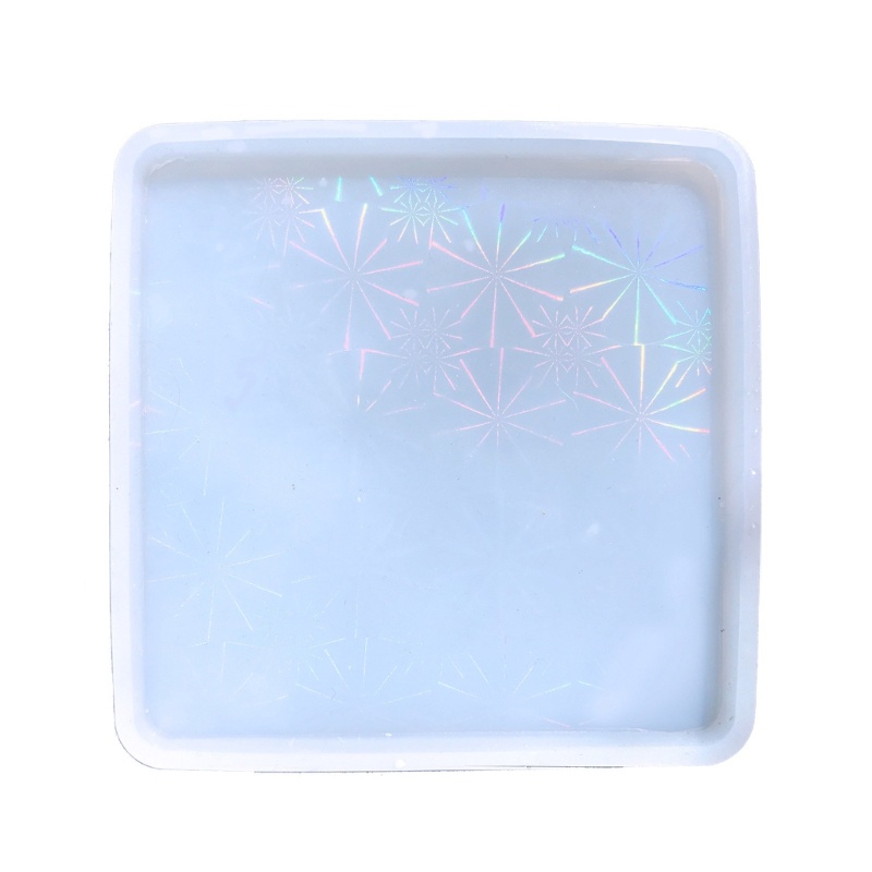 Khuôn Silicone Làm Đế Lót Ly Hình Vuông Tiện Dụng