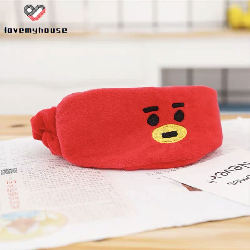 BTS BT21 Băng Đô Cài Tóc rửa mặt Họa Tiết Nhân Vật Bt21