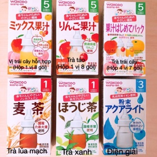 Trà hoa quả Wakodo cho bé từ 5 tháng