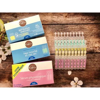 Nước muối Gifrer Pháp Hồng + Xanh + Vàng