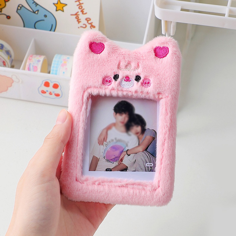Bao Đựng Thẻ ID / Thẻ ID Bằng Vải Bông Kèm Móc Khóa Trang Trí Bảo Vệ Túi Xách JP6