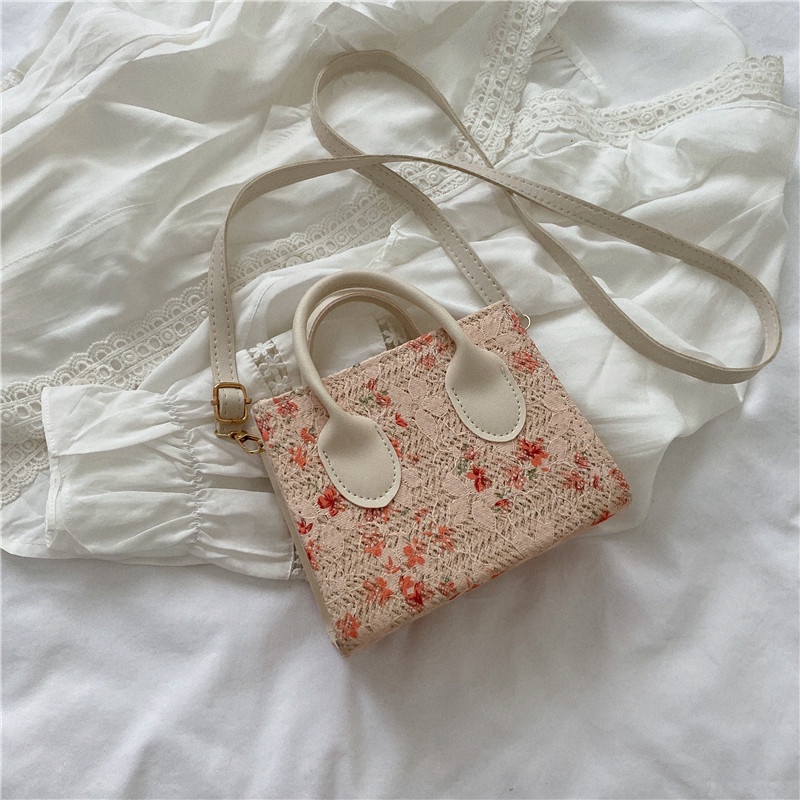 Túi Đeo Vai/Xách Tay Bằng Cói 2022 Thời Trang Mùa Hè Đơn Giản Cho Nữ