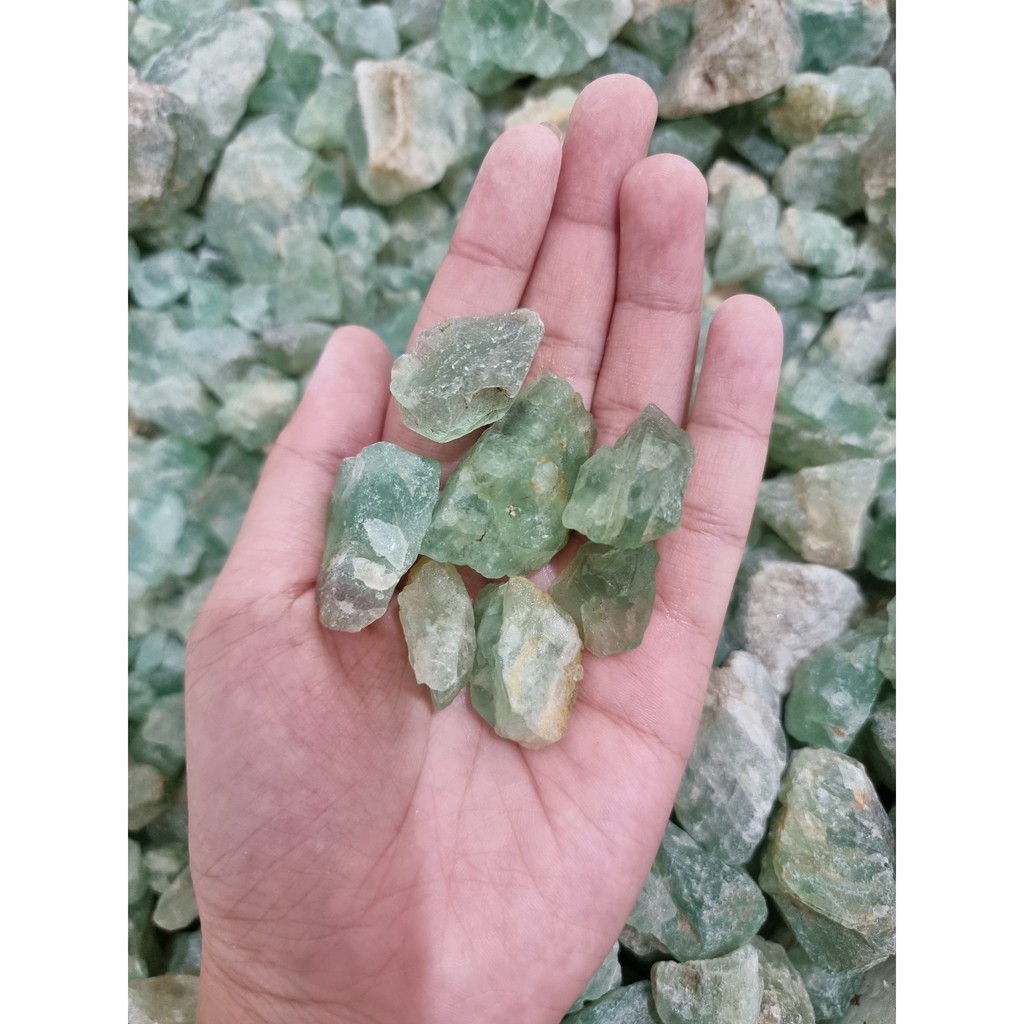 Đá thanh tẩy Fluorite thô đa sắc, dùng trong Tarot, Reiki, Thiền định, Phong thủy