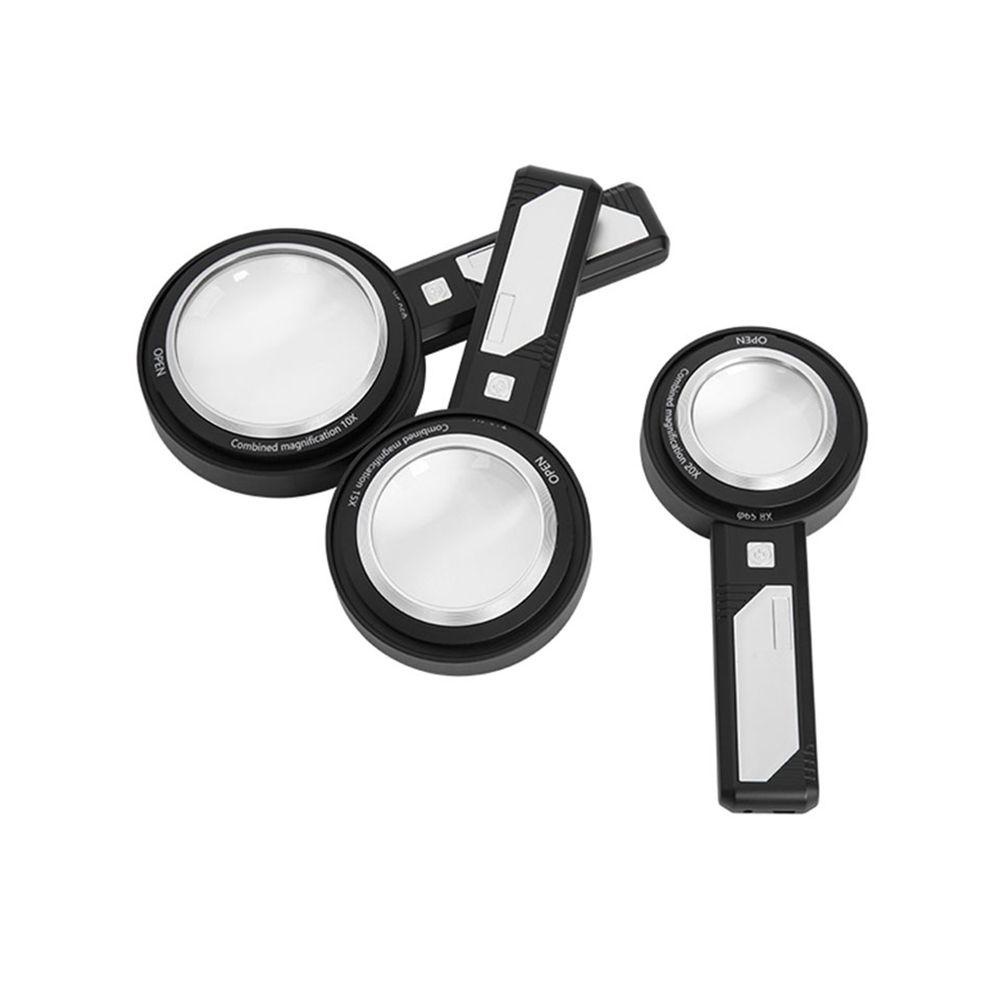 Kính Lúp Có 8 Đèn Led Và 5X 10X 15X Chất Lượng Cao