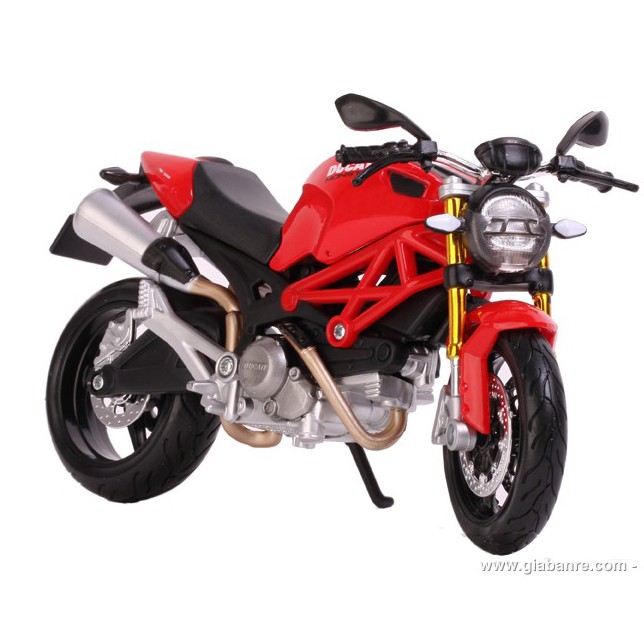 Xe Mô Hình Moto Ducati Monster 696 Tỉ Lệ 1:12 - Maisto - Đỏ - 8636.1