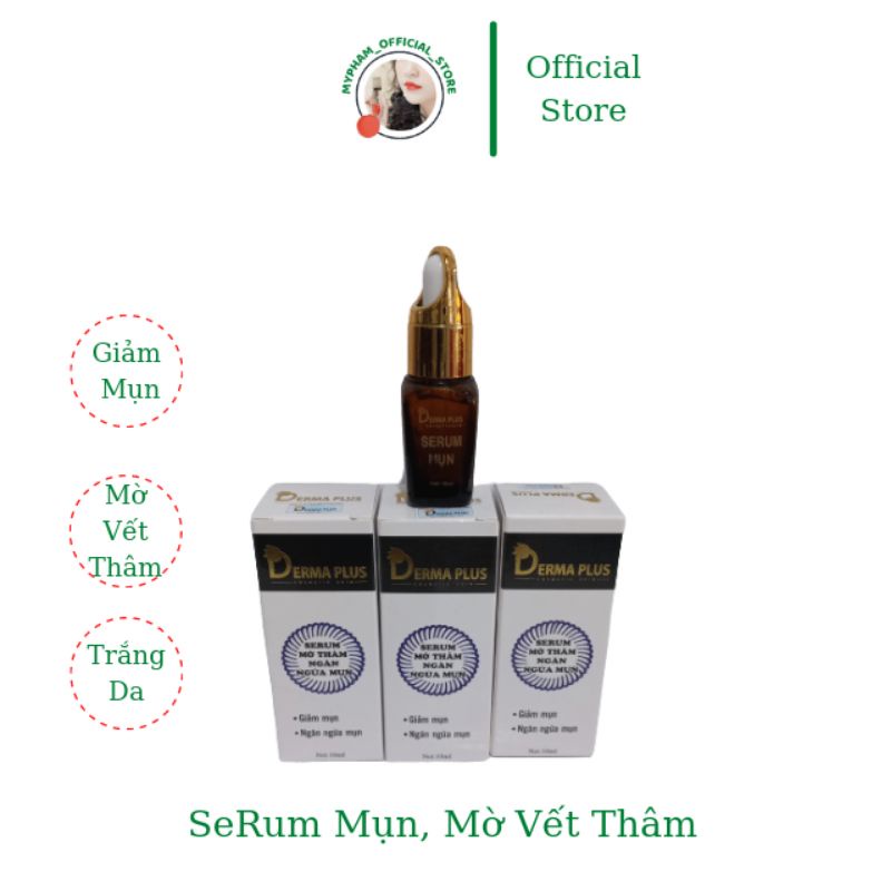 Serum DERMA PLUS Giảm Mun Mờ Thâm Ngăn Ngừa Mụn, 10ml