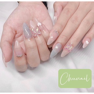 Charm nơ, set nơ nail đính móng mix màu