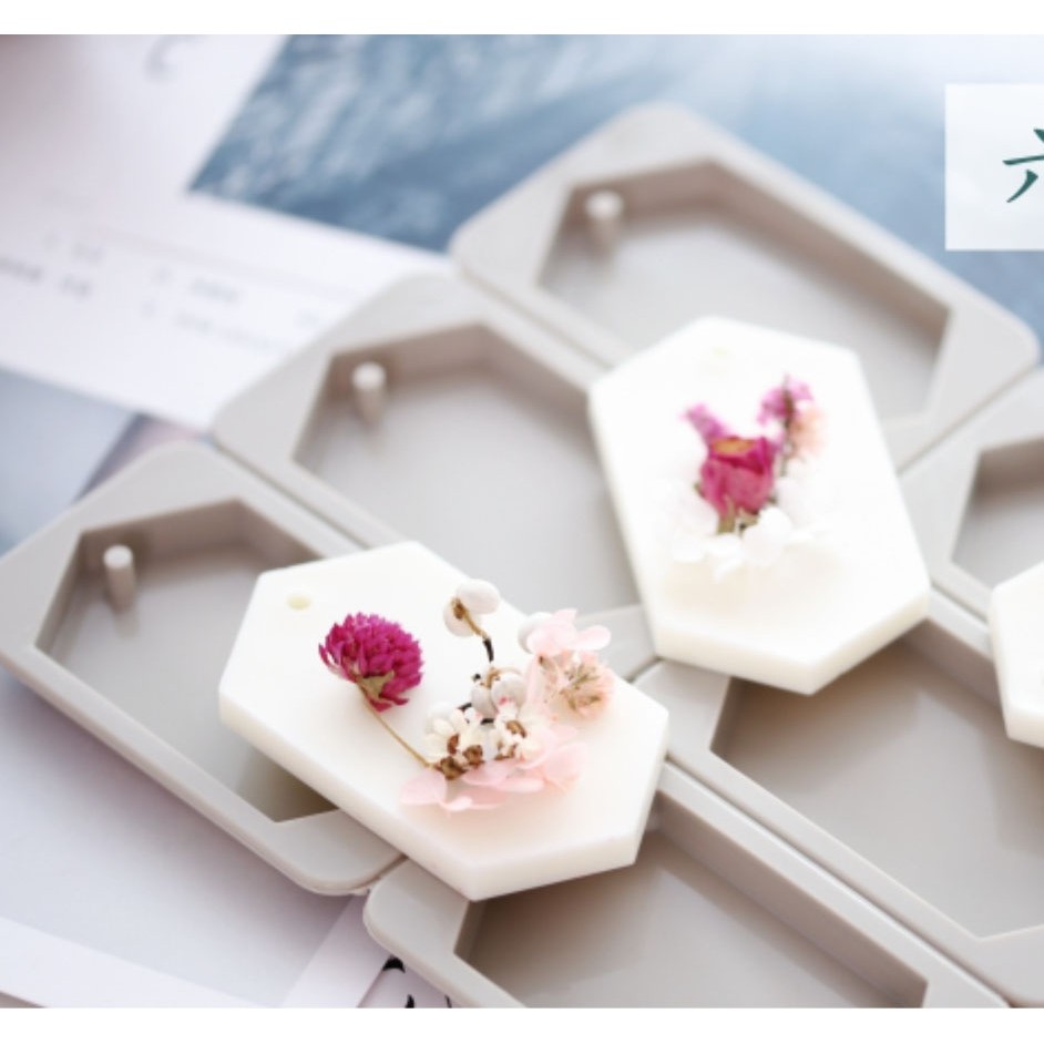 Khuôn Silicon Hình Chữ Nhật,Bầu Dục Làm Nến Thơm/Xà Phòng/Bánh Handmade