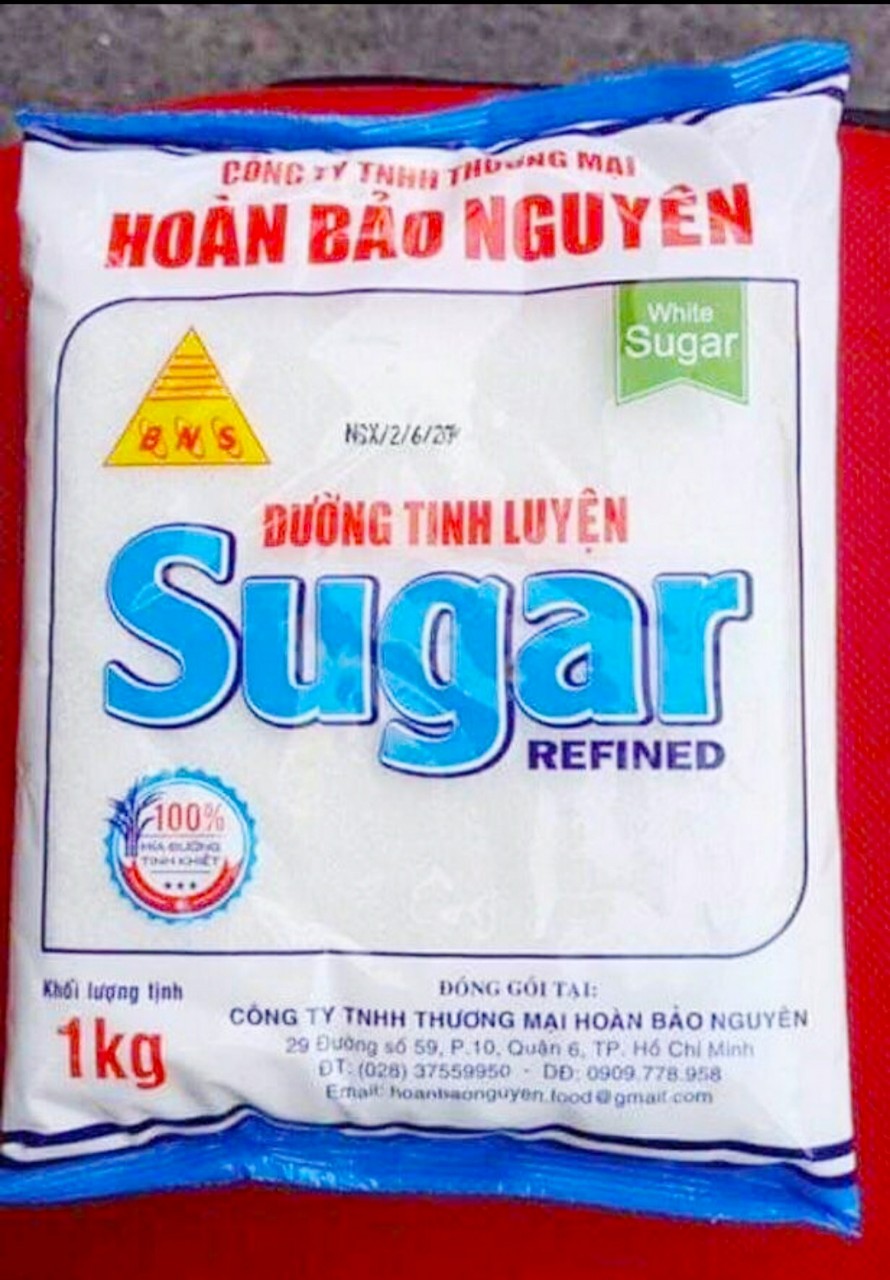 Đường Biên Hòa bịch 1kg - đường cát trắng bịch 1kg