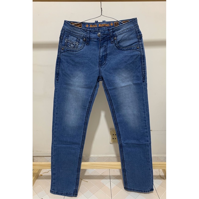 Quần jean dài Rock bigsize 29-36 | BigBuy360 - bigbuy360.vn