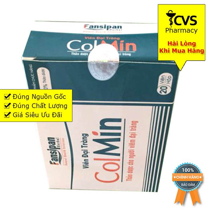 Viên uống Colmin / Viên đại tràng Colmin – Hỗ trợ người bị đại tràng