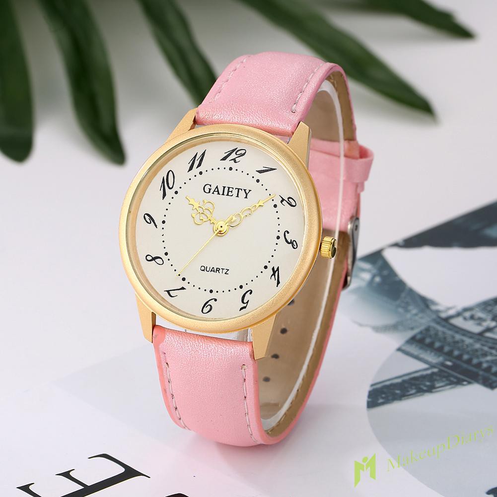 Đồng Hồ Kim Gaiety Dây Da Sang Trọng