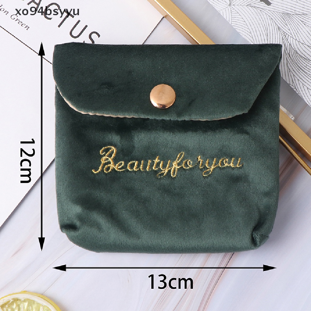 Túi Đựng Mỹ Phẩm Xo94Bsyu Chất Nhung Tiện Dụng Khi Đi Du Lịch