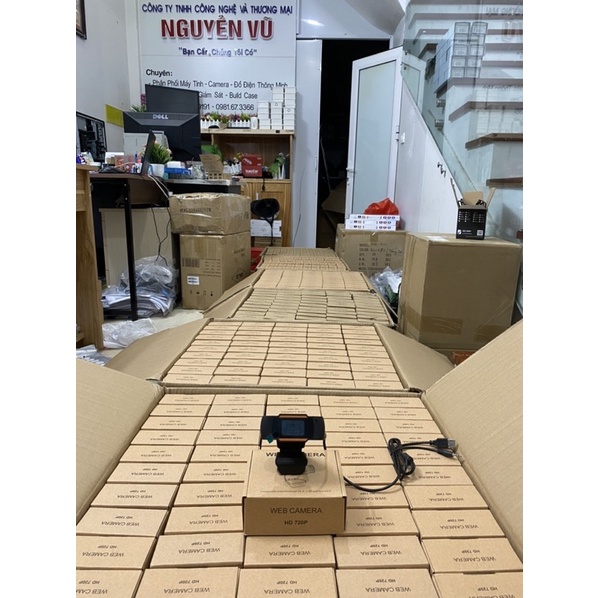 Webcam Chân Cao có mic dùng cho máy tính có tích hợp mic - Webcam kẹp màn hình 720p - Webcam kẹp màn hình 1080p