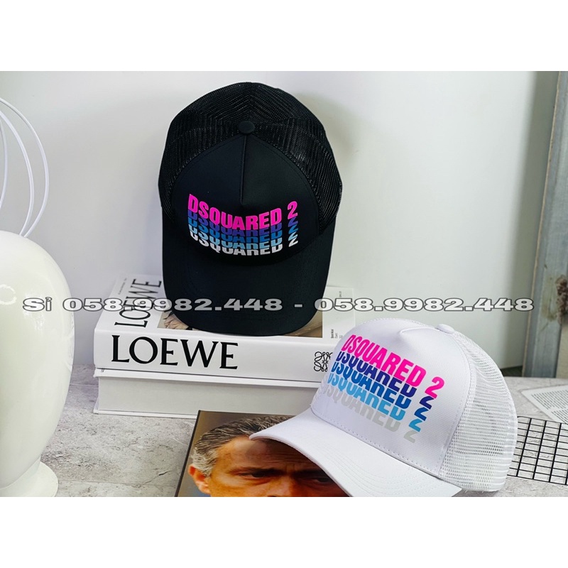 Nón Kết  Phối Lưới DSQUARED2 Thời Trang Xịn Nam Nữ - Mũ Lưới Bóng Chày Thoáng Mát