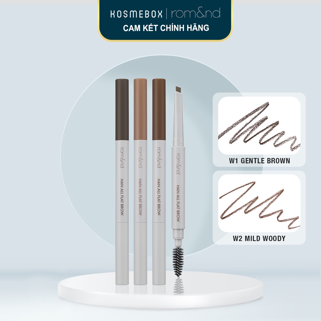 [Han All Line] Chì Kẻ Mày Ngang Dễ Kẻ Lâu Trôi rom&amp;nd Han All Flat Brow 0.17g