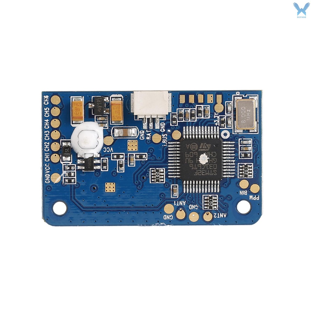 Thiết bị nhận tín hiệu Rs FlySky Fs-X6B 2.4g Pwm Ppm I.Bus dành cho Drone Fs-I10 Fs-I8 Fs-I6X Fs-I4 Fs-I6 Fs-I6S