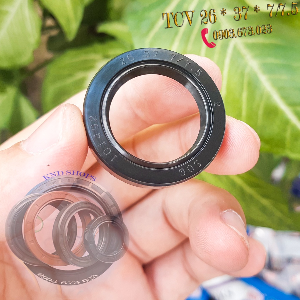 Phốt dầu SOG TCV 26*37*7/7.5 | TCV 28*40*7/7.5 Phớt chặn dầu chuyên cho bơm thủy lực các loại xe cơ giới | KND Shop