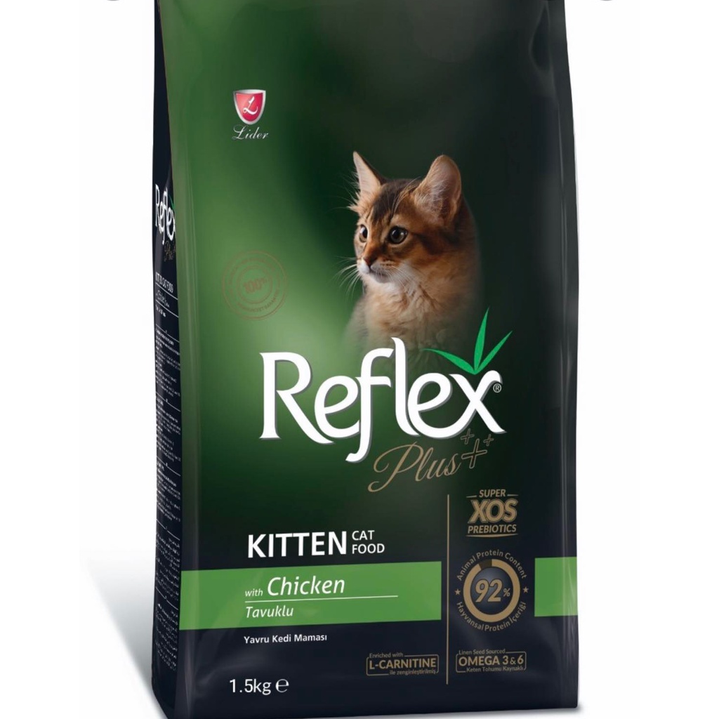 Thức ăn cho mèo con Reflex Plus Kitten Cat Food Chicken 1,5kg