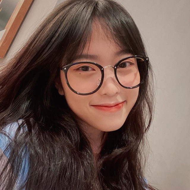 Mắt kính trứng Quỳnh Thi gọng tròn bầu kim loại | BigBuy360 - bigbuy360.vn