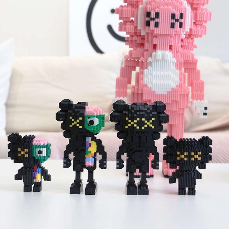 Lego 3D Lắp Ráp Mô Hình Kaws Moc Nhân Vật Hoạt Hình Cho Bé Trai Gái Giá Rẻ Bằng Nhựa Nhân Vật Hoạt Hình Sesame Street