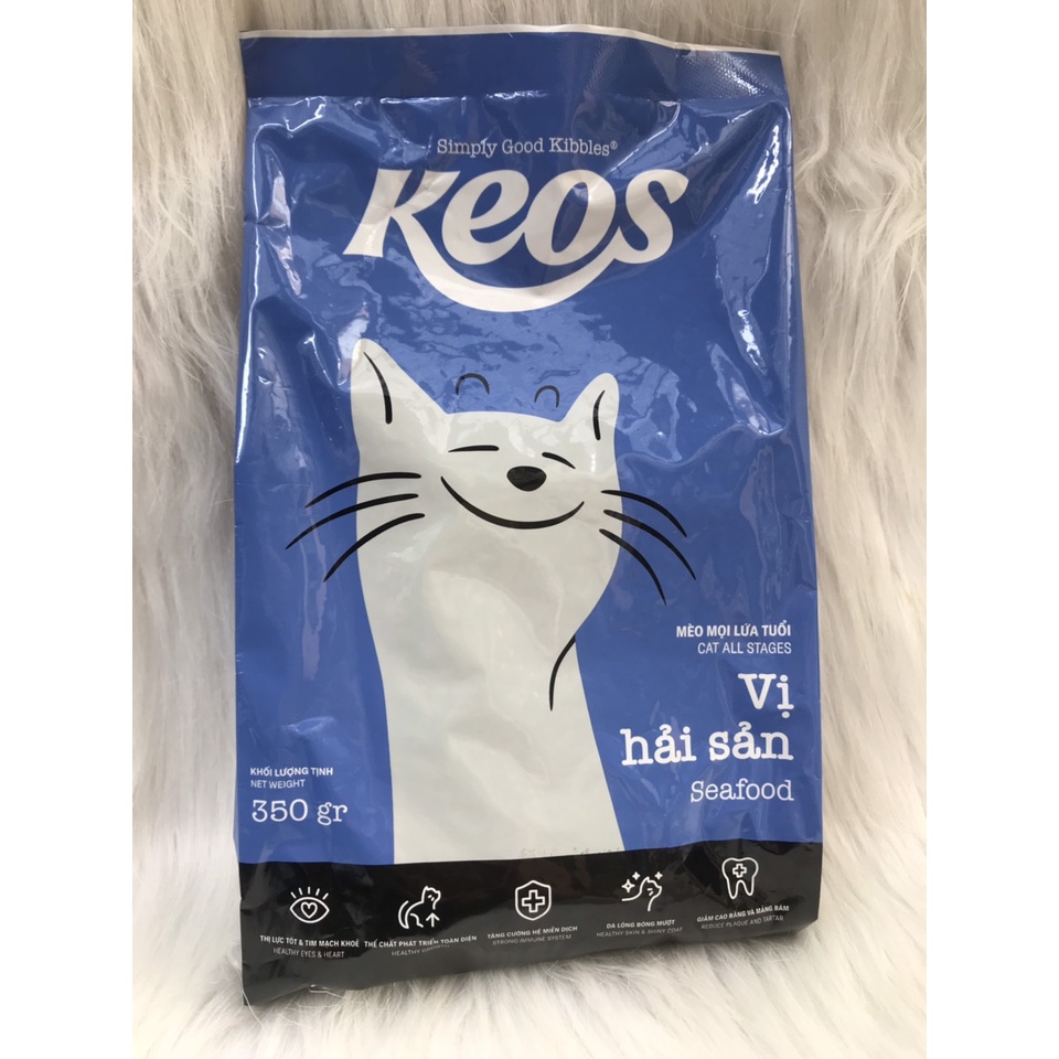 Thức ăn cho mèo Keos 350gr dành cho mèo trên 3 tháng