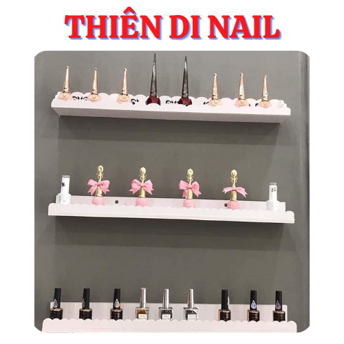 Kệ để sơn làm nail có thanh chắn Thiên Di Nail