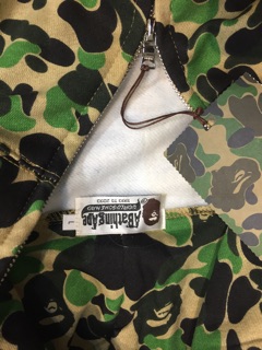 Áo bape jacket xanh rêu