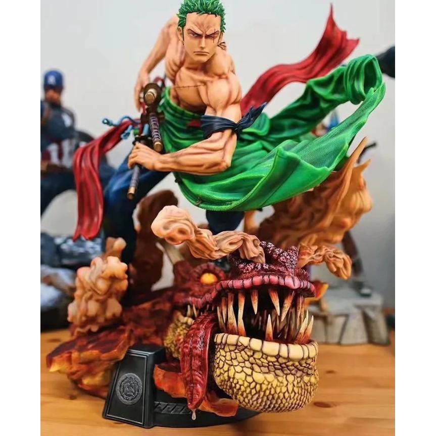 Mô hình Zoro Rồng GK Last Sleep LS tỉ lệ 1/4 hình và video thực tế - Mô hình One Piece