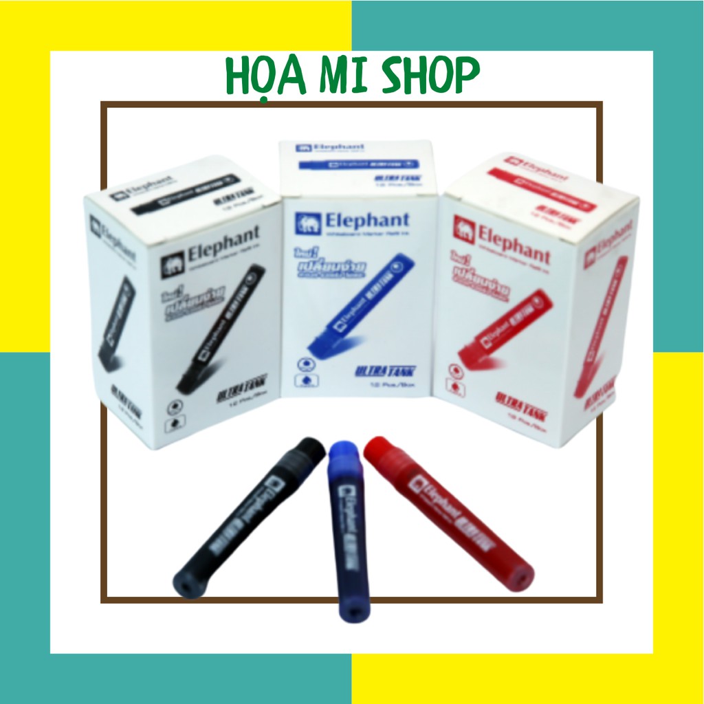 [họa.mi] Ống mực bút lông bảng Elephant (Ống)
