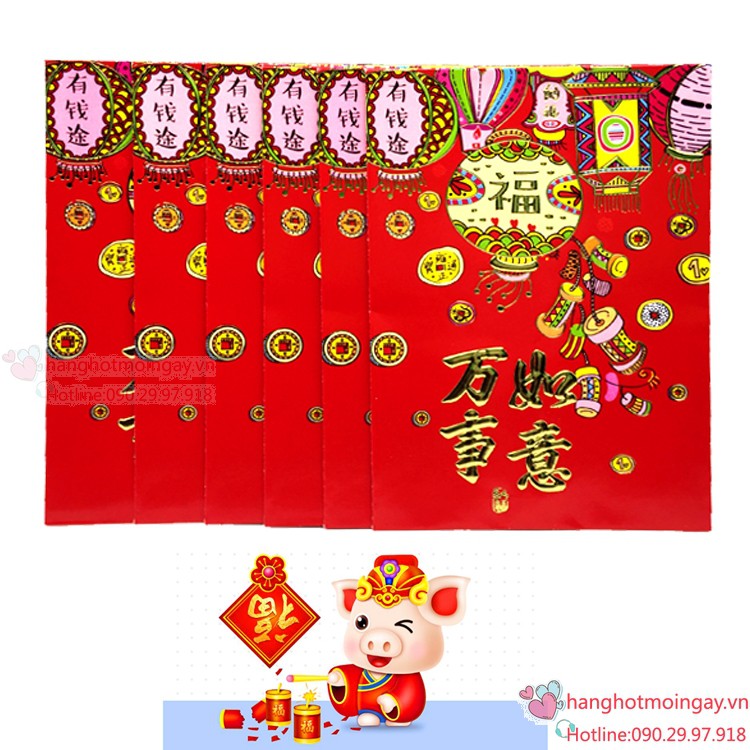 combo 6 bao lì xì 2019 LX66 | BigBuy360 - bigbuy360.vn