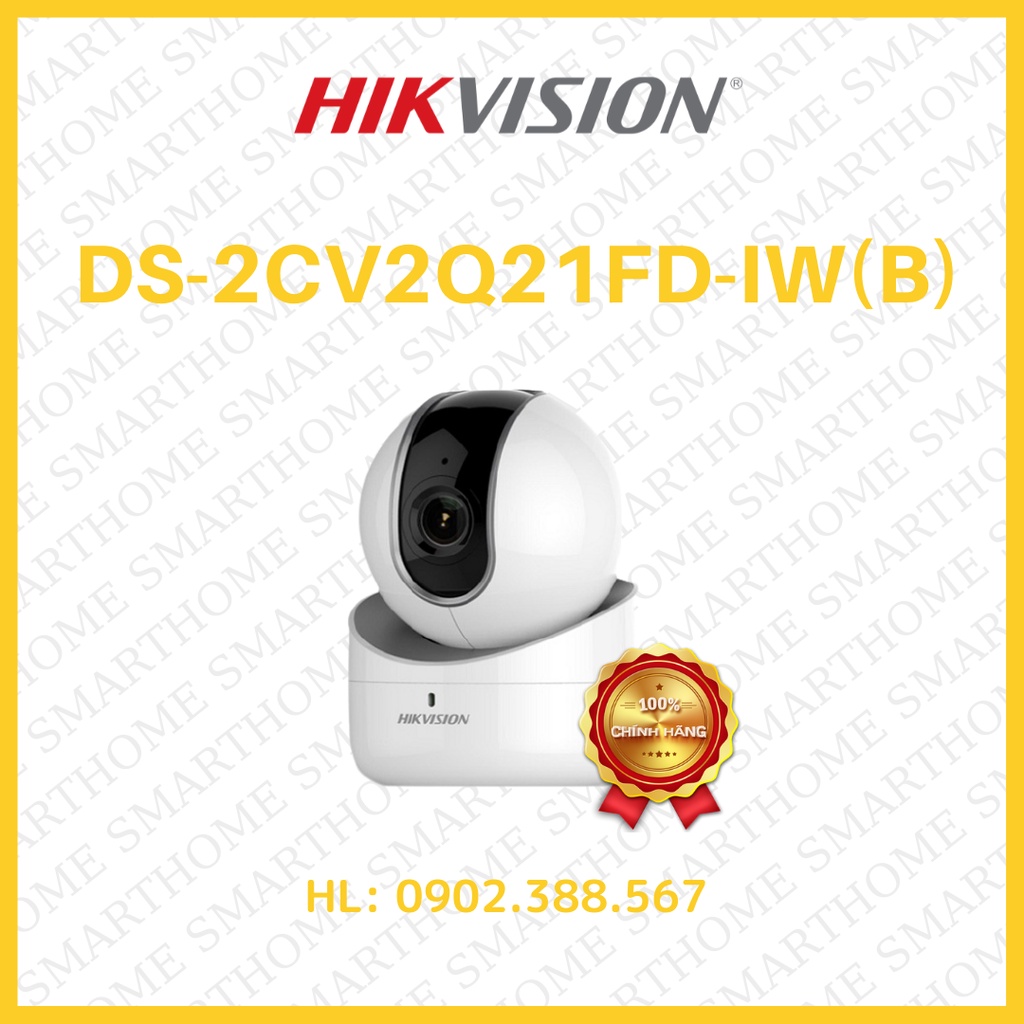 Camera IP Robot hồng ngoại không dây 2.0 Megapixel HIKVISION DS-2CV2Q21FD-IW(B) | BigBuy360 - bigbuy360.vn