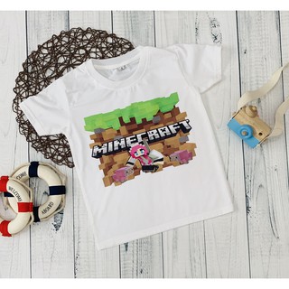 [ FREESHIP ] Áo thun trẻ em Minecraft áo cực chất