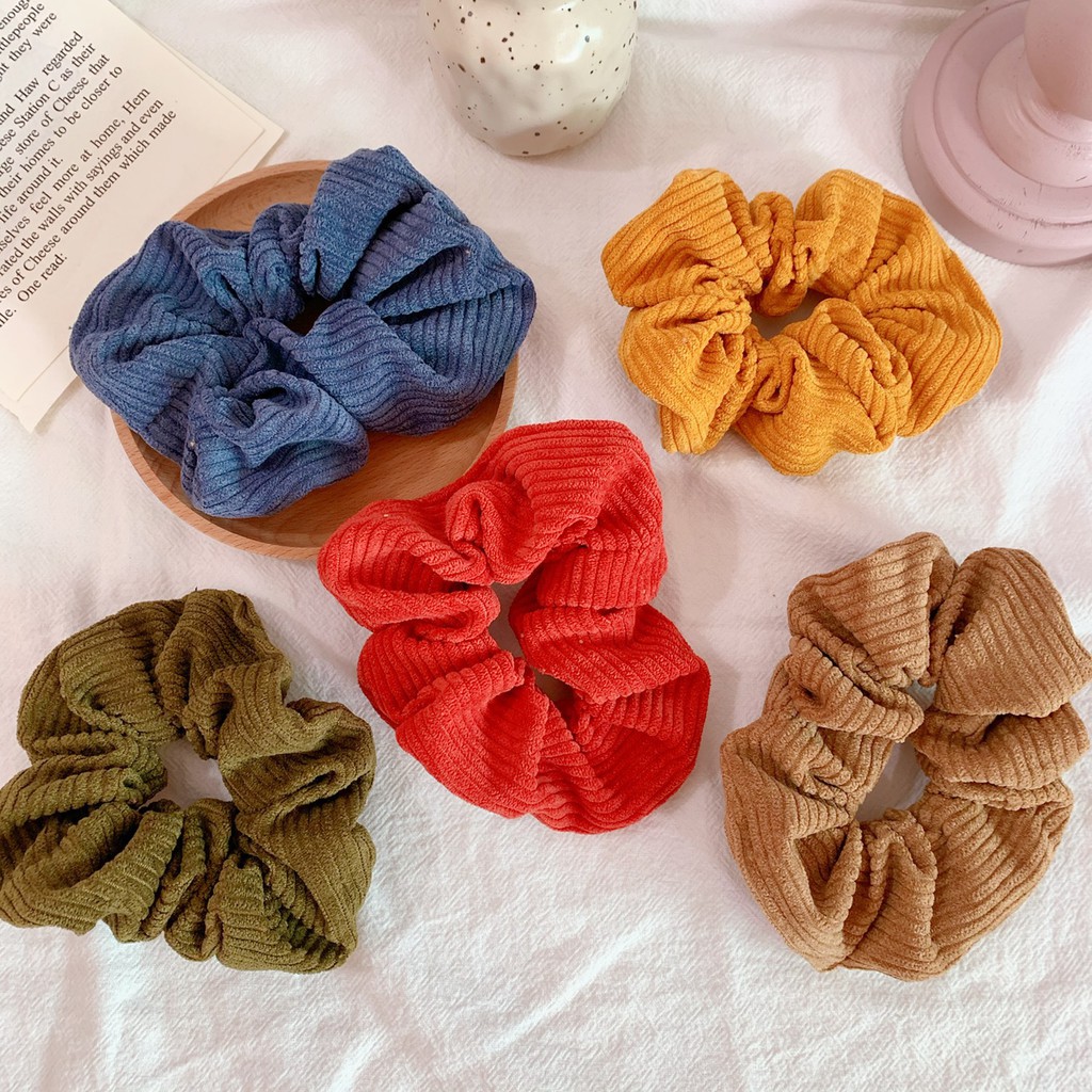 Buộc tóc Scrunchies hottrend hàng cao cấp vải cao cấp cực đẹp