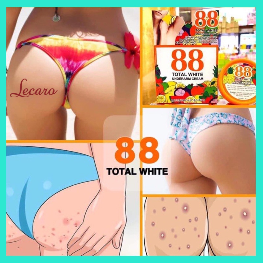 Kem giảm thâm nách, giảm thâm bikini total white 88 thái lan 35g LECARO
