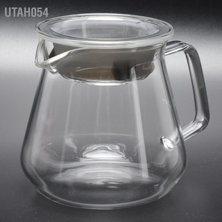 [Hàng HOT] Bình Đựng Cà Phê Thuỷ Tinh V60 300ml - 500ml【Utah054】