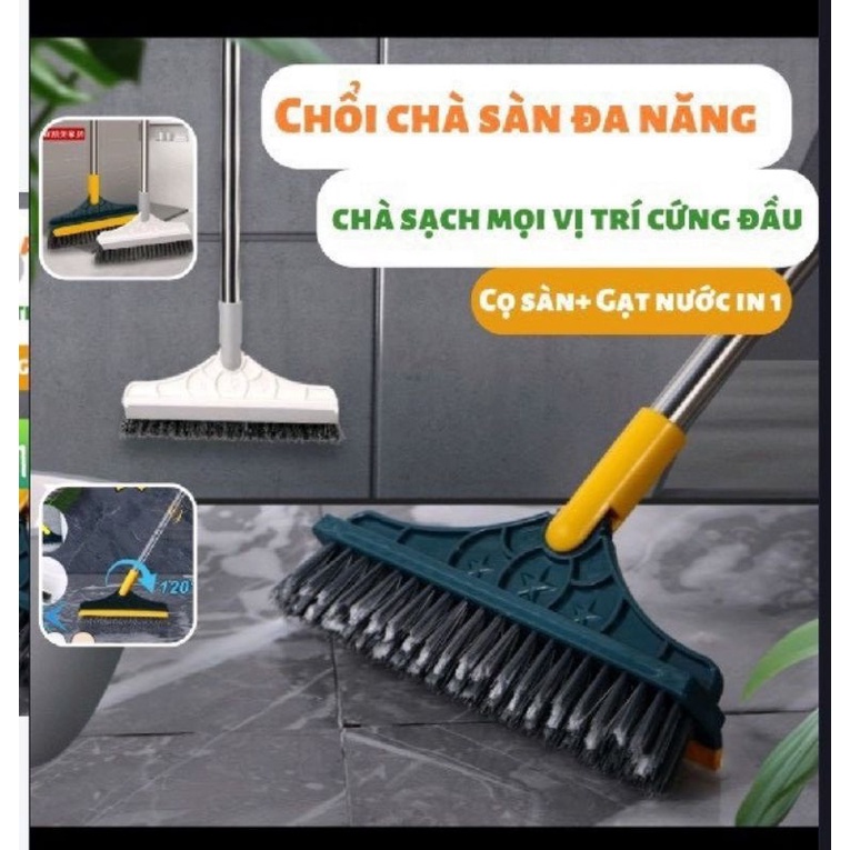 CHỔI CHÀ SÀN THÔNG MINH XOAY 360 ĐỘ GẬP GỌN